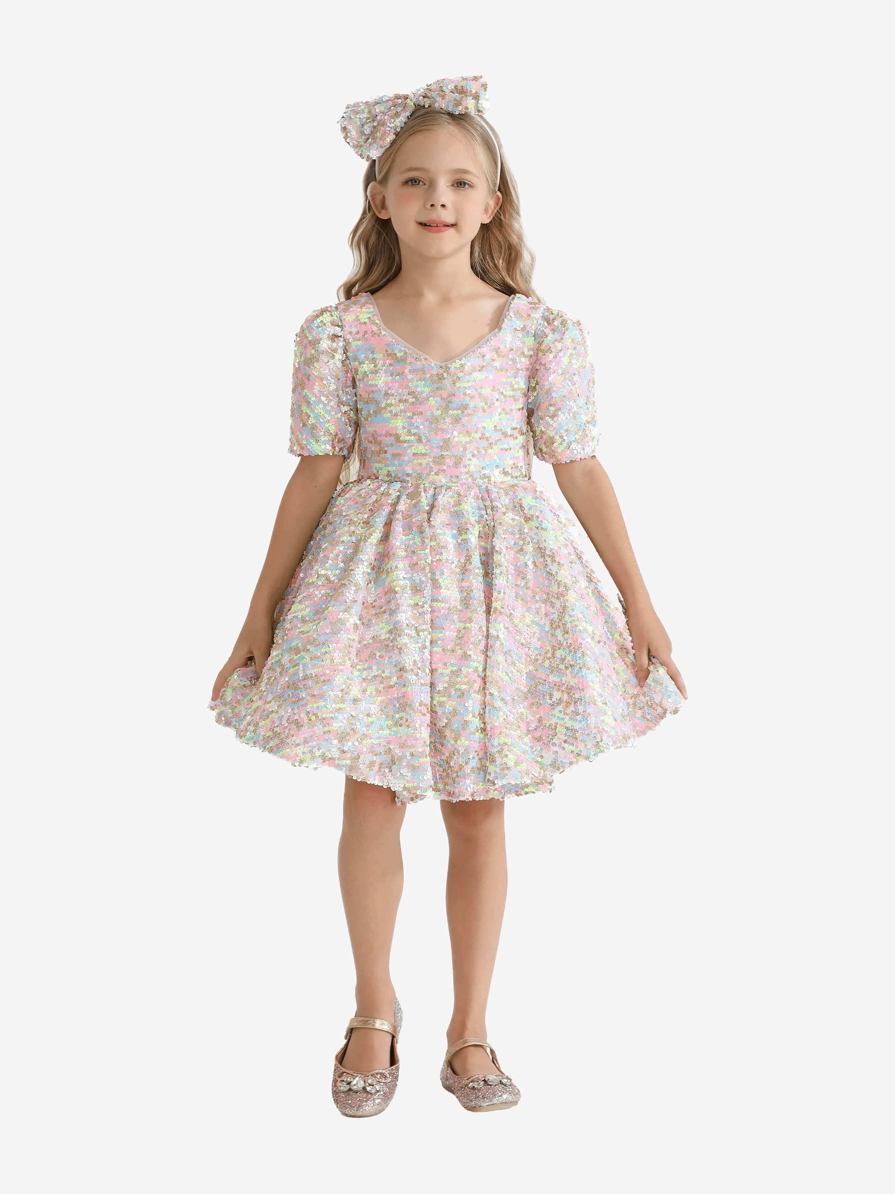 Multicolor Sequin Bahia Dress - Multicoloured / 9Y/10Y (9Y/10Y)
