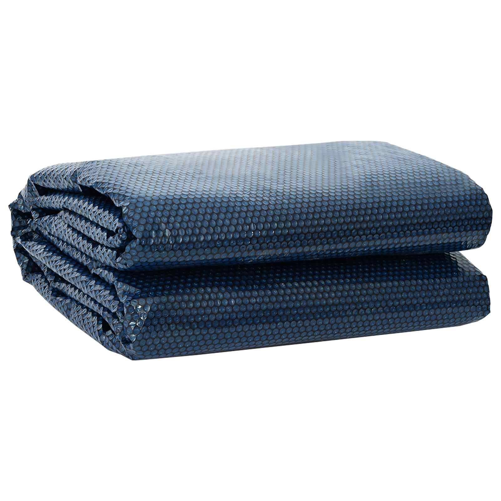 Pool Cover Heavy Quality Sort og Blå 600 cm PE