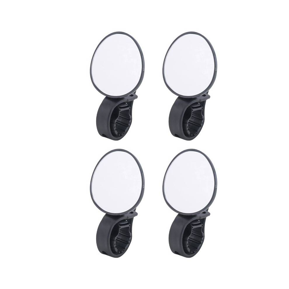 4X Bike Mirror, Bicycle Cycling Rear View Mirrors Adjustable Handlebar Mounted for Mountain Road Bike