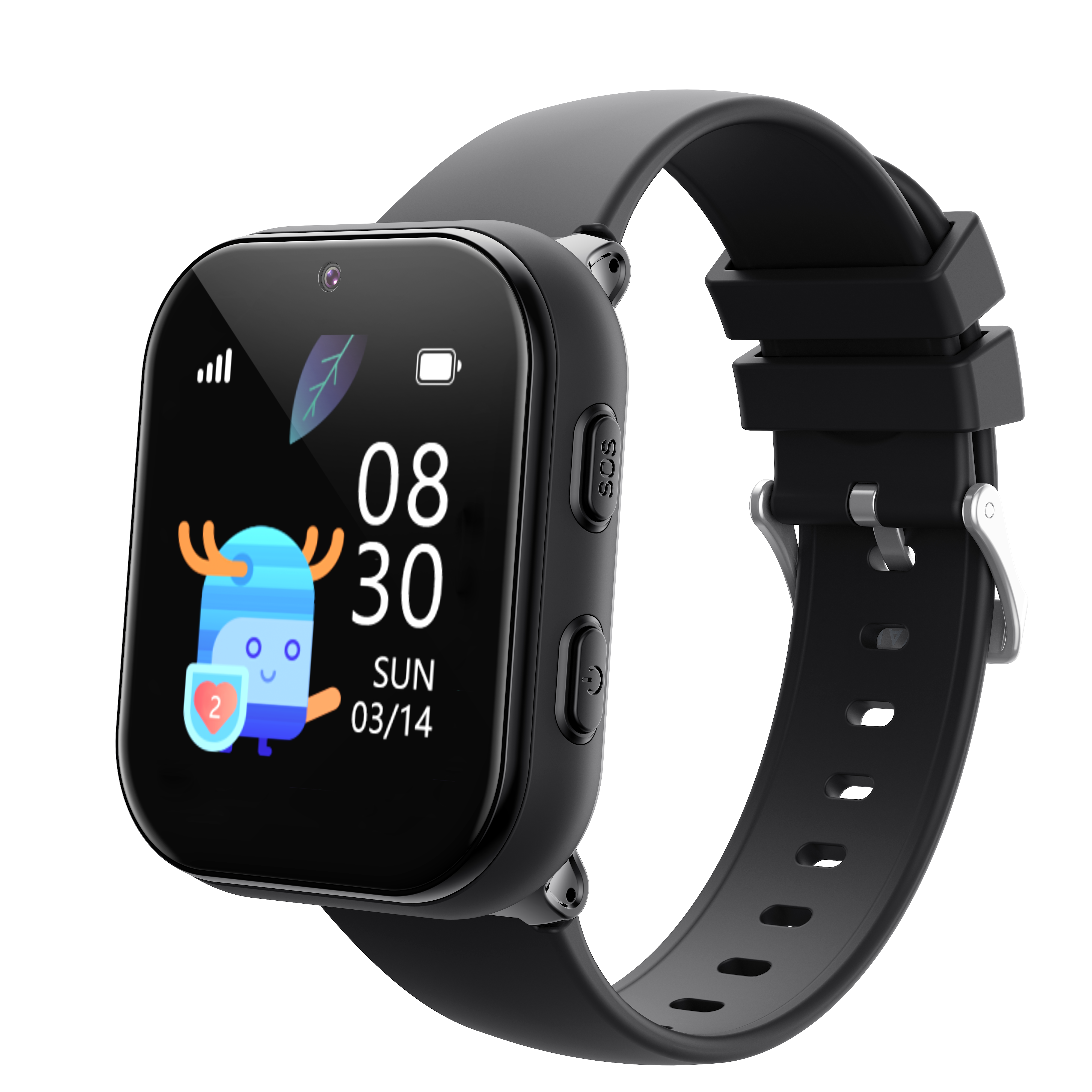 HAVIT KW15 Kids GPS Watch 1,85" IP67 Black - Fyndvara
