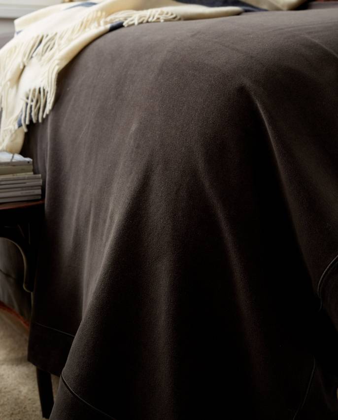 Lexington Hotel Collection Velvet Överkast Dark Grey