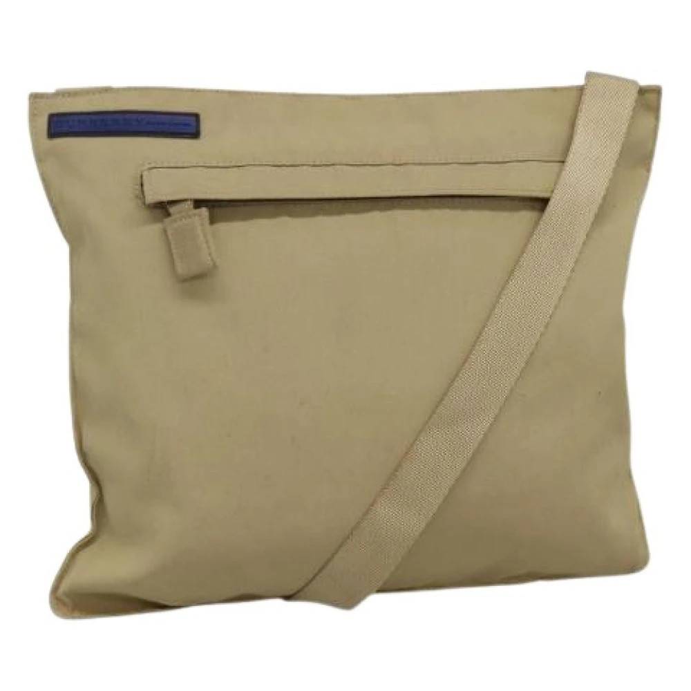 Burberry Vintage Pre-owned Blue label skuldertaske - Vintage - unisex - Beige - ONE SIZE - Uld