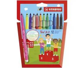 Stabilo Trio Fiberpenna 12-pack