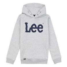 Lee Hoodie - vinglig grafik - Vintage Grey Heather - Lee - 15-16 år (170-176) - Hoodie