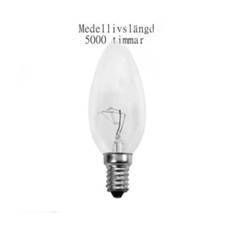 Glödlampa kronljus longlife 180lm E14 25W