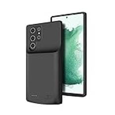 Smart fodral för Samsung S22 ULTRA 5G 6,8 tum BATTERY FALL LADDNINGSBART POWER BANK SLIM TUNT 4 800 MAH