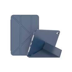 iPad Mini 6/7 (2021/2024) - Orgami Trifold Læder Cover M. Stander - Navy