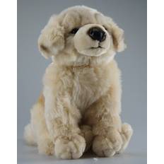 Siddende labrador bamse, 26 cm høj.