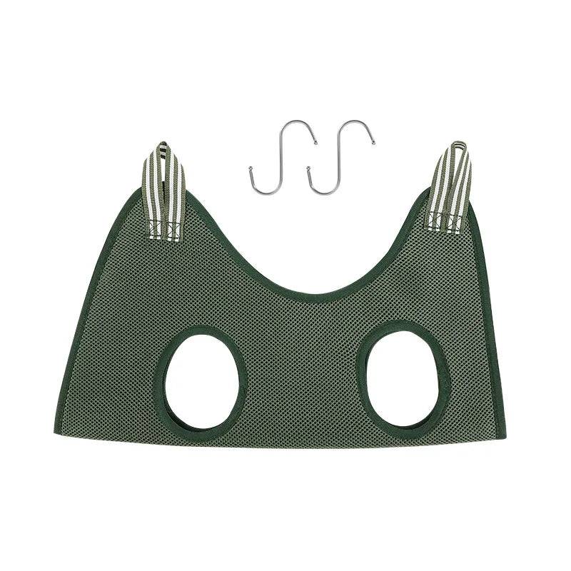 Mesh Grooming Hammock & Restraint Bag for Dogs & Cats - Green / L-suit 12-18kg / SPC (L-suit 12-18kg)
