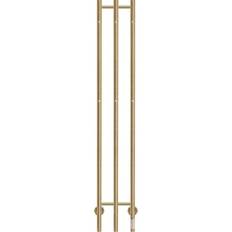 KRISS Trio el håndklædetørrer 1480x230mm bør messing/guld PVD-belagt rf stål