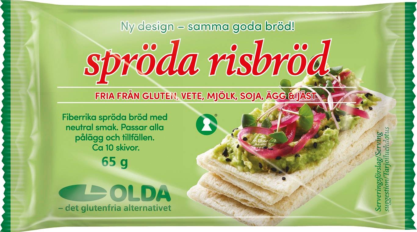 Spröda Risbröd Olda 65g