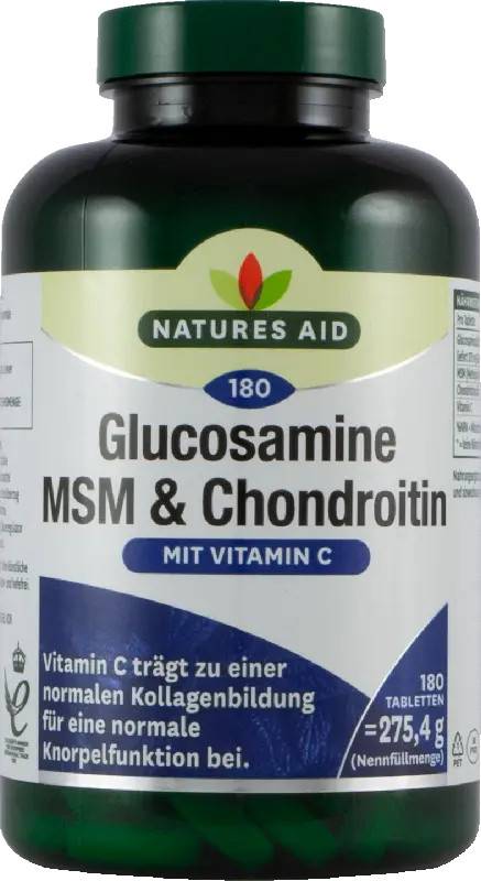 Natures Aid Glucosamine MsM & Chondroitin