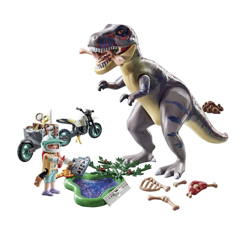 T-Rex-sporstien Playmobil Byggesæt Dino 71524