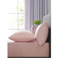 Next Pink Easy Care Polycotton Fitted Sheet