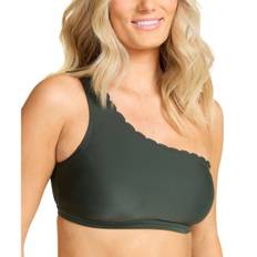 Damella Nora Wavy Bikini Top - Darkgreen - 48 * Kampagne *