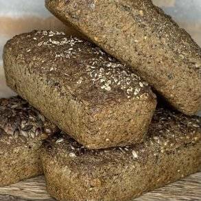 Rugbrød (1 brød) øko glutenfri melblanding - Samsø Brød