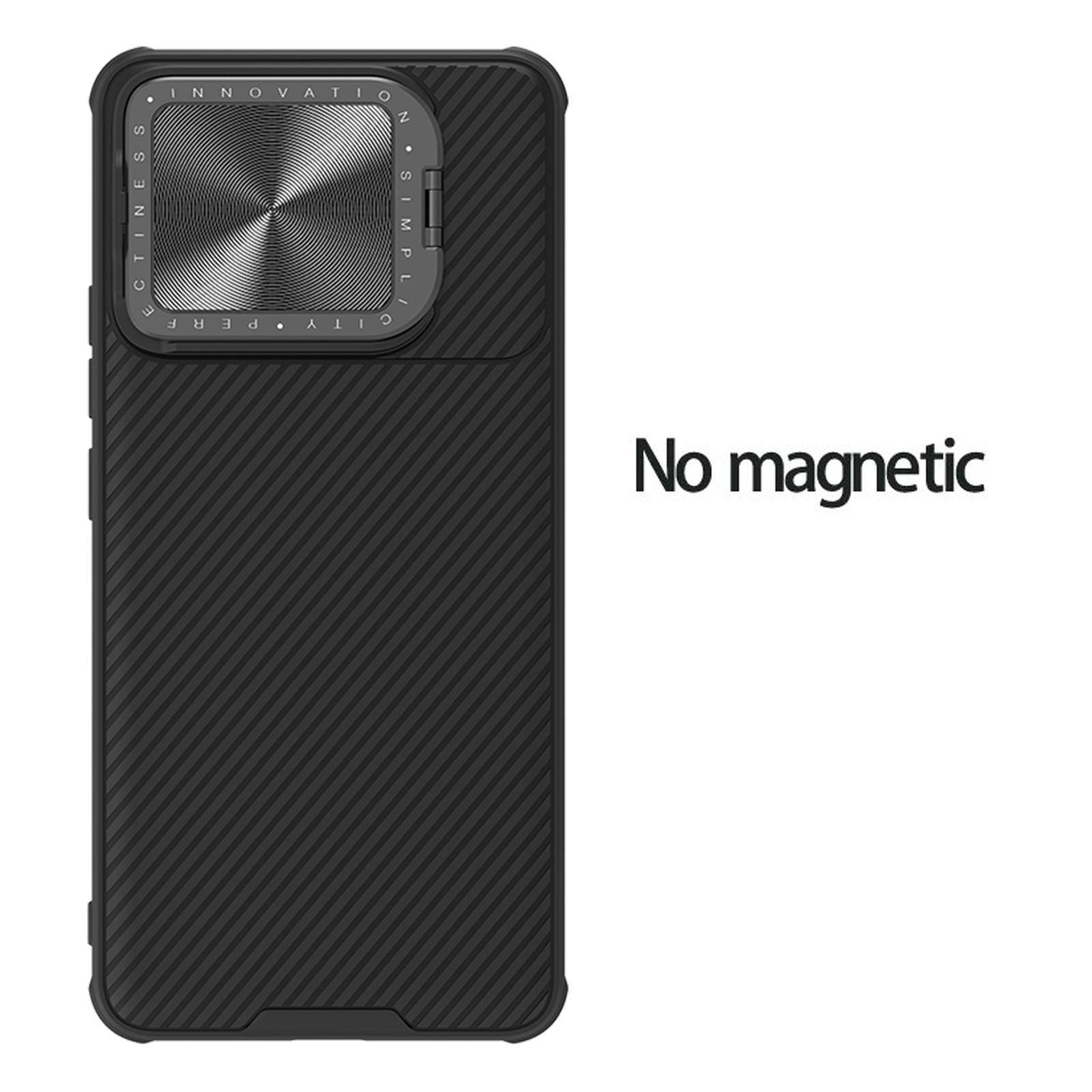 NILLKIN för POCO F6 Pro Telefonfodral CamShield Prop Kameraskydd Bakstycke No Magnetic Black