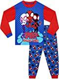 Marvel Spiderman Pyjamas för Pojkar Långärmade Nattkläder för Barn Blå 116