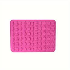 TEMU 66-cavity Silicone Candy Molds - Mini Gummy & Chocolate Making Set For Baking, , Candies & Wax Melts - Fruit-shaped Ice Cube Molds, Baking Essentials|fruit Shaped Molds| Silicone