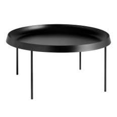 HAY - Tulou Coffee Table - Black - Ø75 cm - Sofaborde - GamFratesi - Sort - Metal