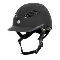 Back on Track EQ3 Lynx Micromocca Vent Ridehjelm - Sort (L (59-61))
