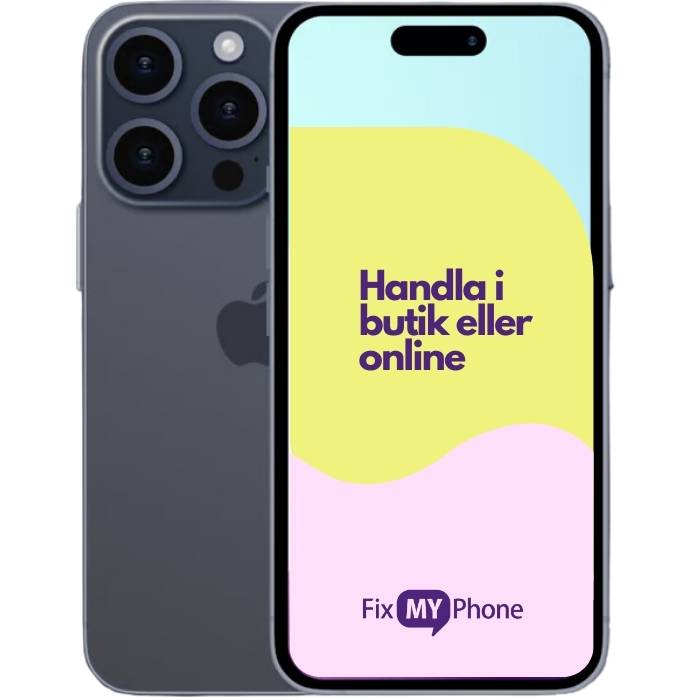 iPhone 15 Pro Begagnad Blå 128 GB Klass B