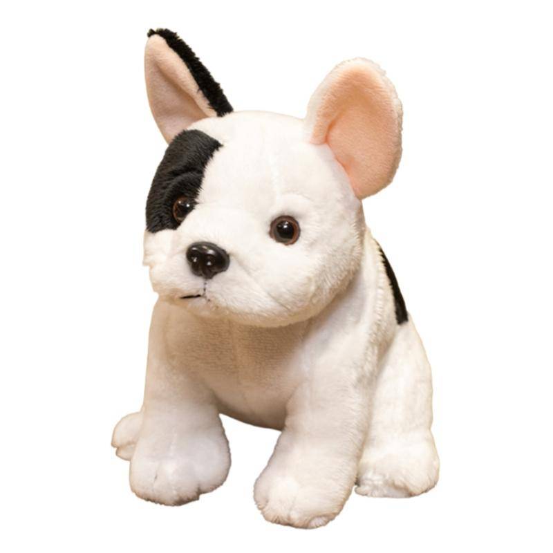Livslik Realistisk Engelsk Bulldog Gosedjur Brittisk Bulldog Gosedjur Mjuk Fårhund Terrier Hund Simuleringdocka För Barn