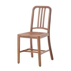 Emeco - Navy Wood Chair White Oak - Matstolar - Vit - Trä