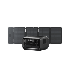 EcoFlow RIVER 3 Plus Solar Generator (PV 60W) - RIVER 3 Plus / 160W Portable Solar Panel