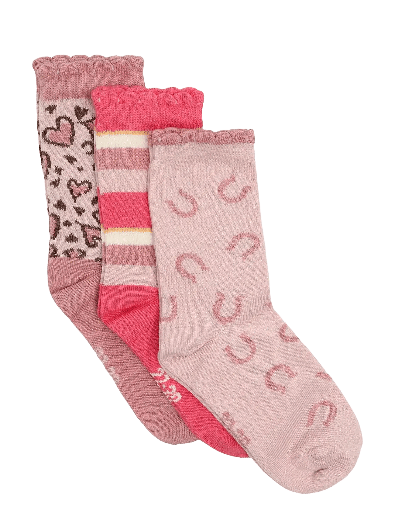 Minymo 3-Pack Socks - Pink - 31\34