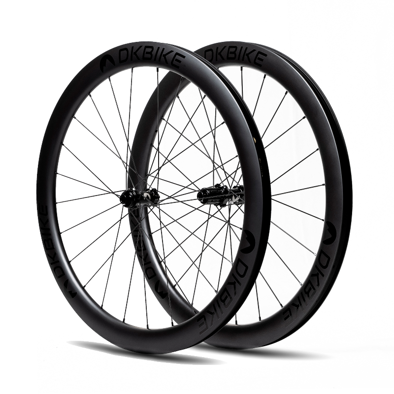 DKBIKE Feather - Carbon letvægts skivebremse hjulsæt - 65mm / DKBIKE Keramiske lejer