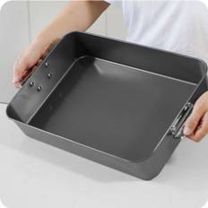 Lasagneform med non-stick beläggning, rostfritt stål, svart, 13,7 tum