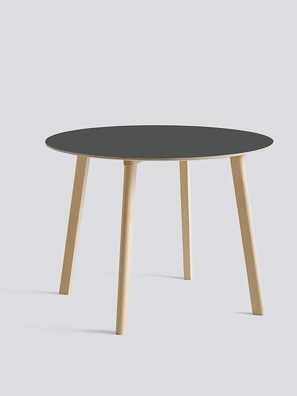 CPH Deux 220 Bord fra Hay Ø 98 x H73 cm / Stone grey laminat / Ubehandlet bøg - Jacobsen Plus
