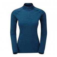 MONTANE Womens Dart Zip Neck LS T-Shirt | Blød Baselayer