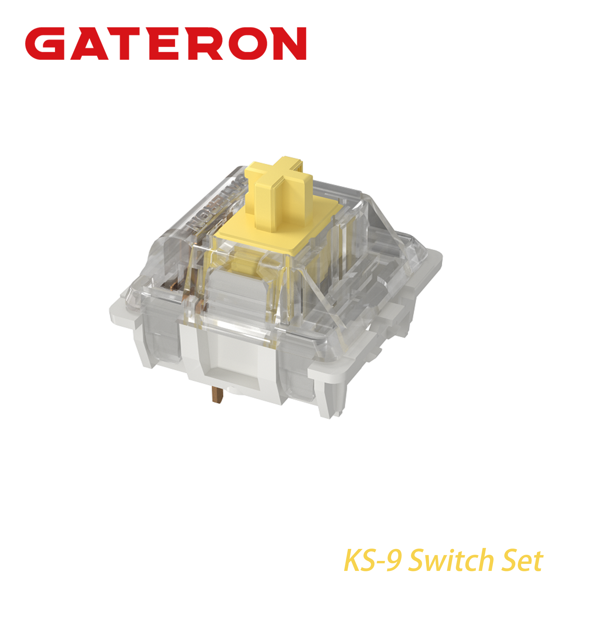 Gateron Switches Mechanical Keyboard KS-9 3 Pin RGB Silent Clicky Linear Tactile Compatible Cherry MX Red Brown Blue Green White
