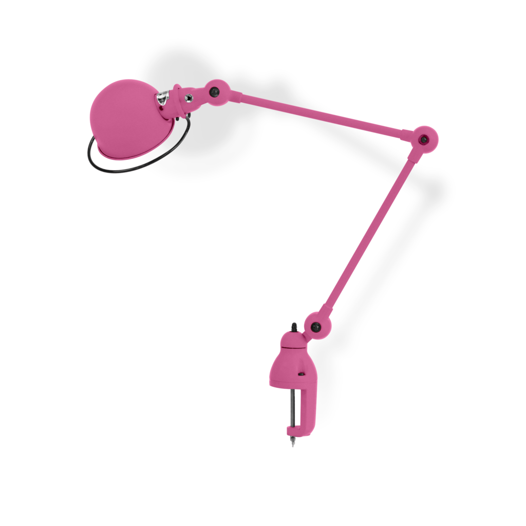 Loft D4040I bordlampe (m/klemme) fra Jieldé - Pink / Mat