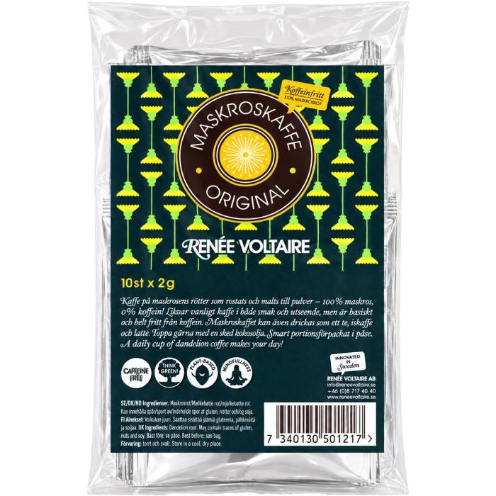 Renée Voltaire Maskroskaffe Koffeinfritt Original 10x2g