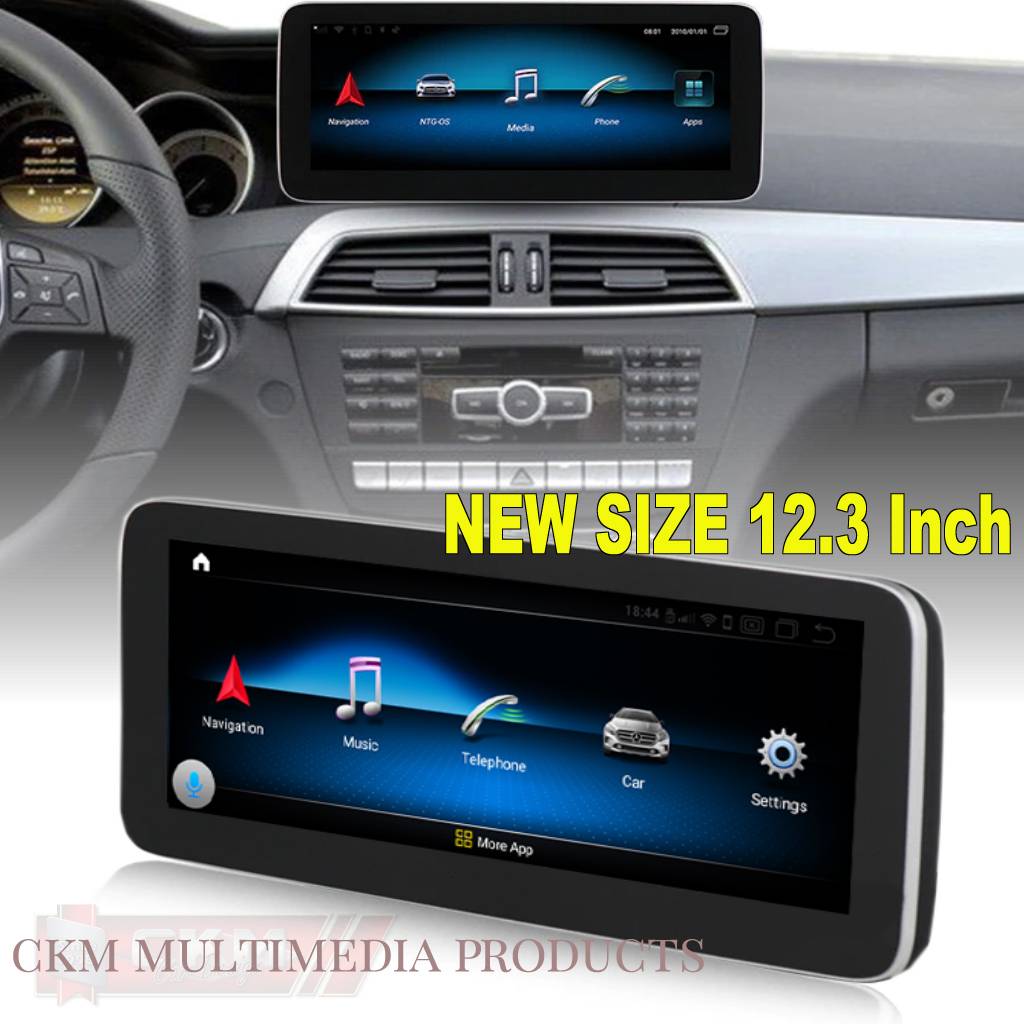 C. w204 Comand 12,3" Android Widescreen touchscreen W204 FACELIFT