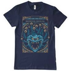 Monsters Manual T-Shirt (Navy,XL)