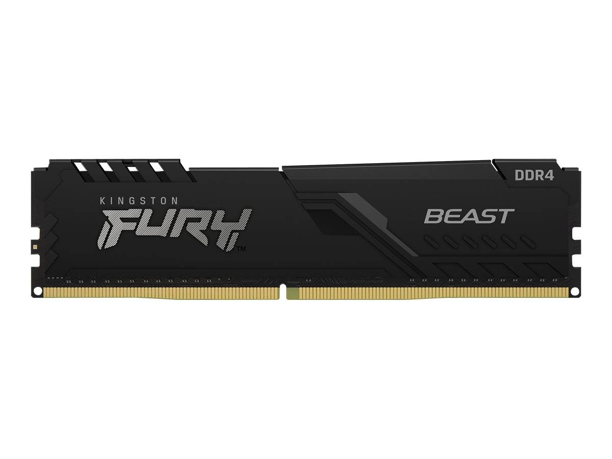Kingston FURY Beast DDR4 32GB 3200MHz CL16 Ikke-ECC --> I externt lager, forväntat leveransdatum hos dig 10-03-2026