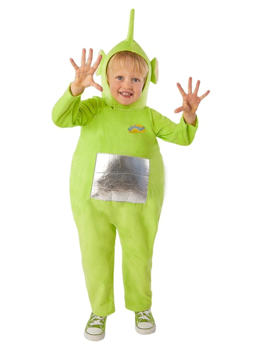Teletubbies Dipsy kostume 3-4 år.