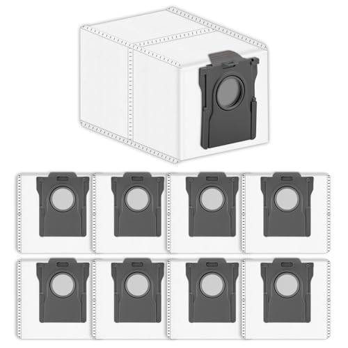 (9 stycken) Ersättning dammsugarpåsar för Dreame L10s Ultra Gen 2/X50 Ultra/X40 Ultra/L10s Pro Ultra/L40 Ultra/X30 Ultra/Mova E30 Ultra robotdammsugare, reservbehållare dammsugarpåse