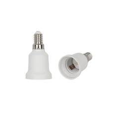 Adapter / lampefod E14/E27 plast