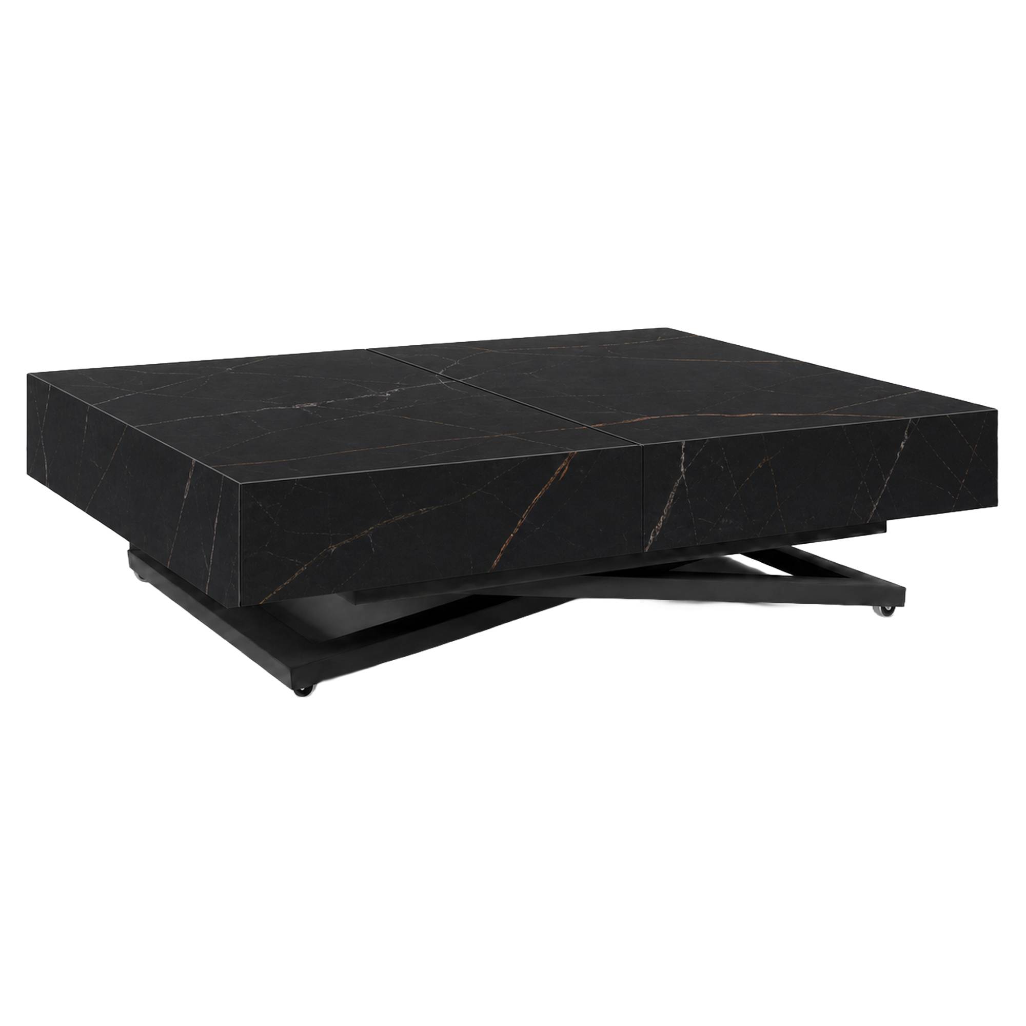 Bord Utdragbart Mimosa San Sebastian 120 cm med U-Ben & Justerbar Höjd