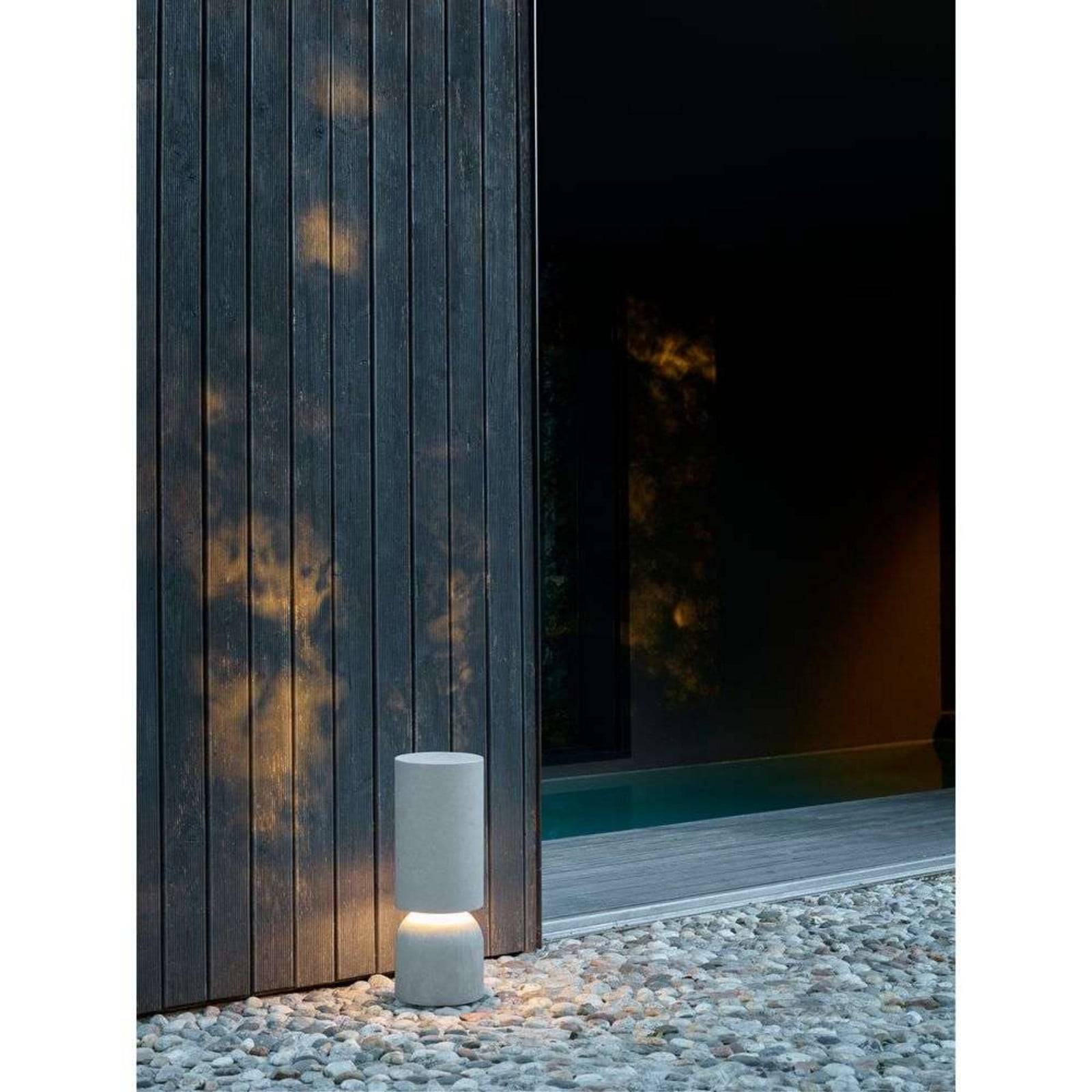 Udendørslampe Luceplan, dæmpbar, Grå, Terrasse, Beton