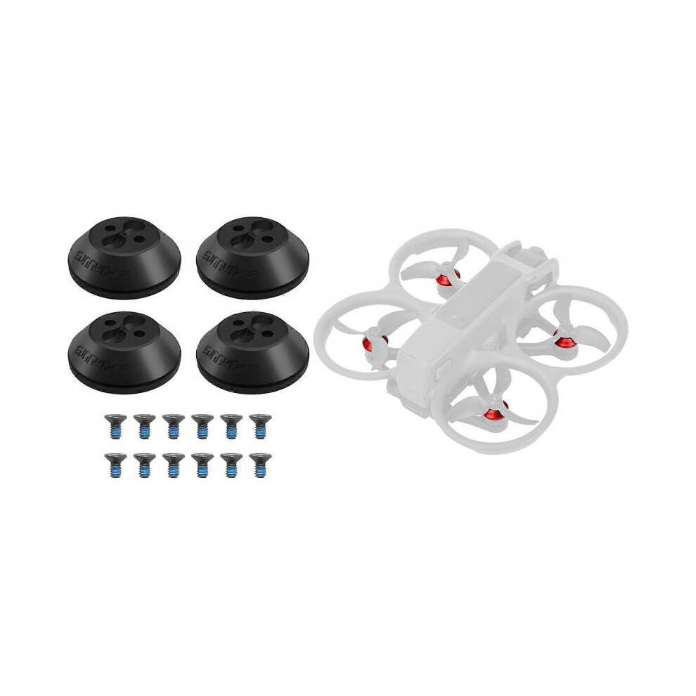 (Black) Aluminium Motor Protect Cover for DJI AVATA 2 RC Drone Accessories Dust-Proof Protective Motor Cover Guard Spare Parts Aluminum Alloy