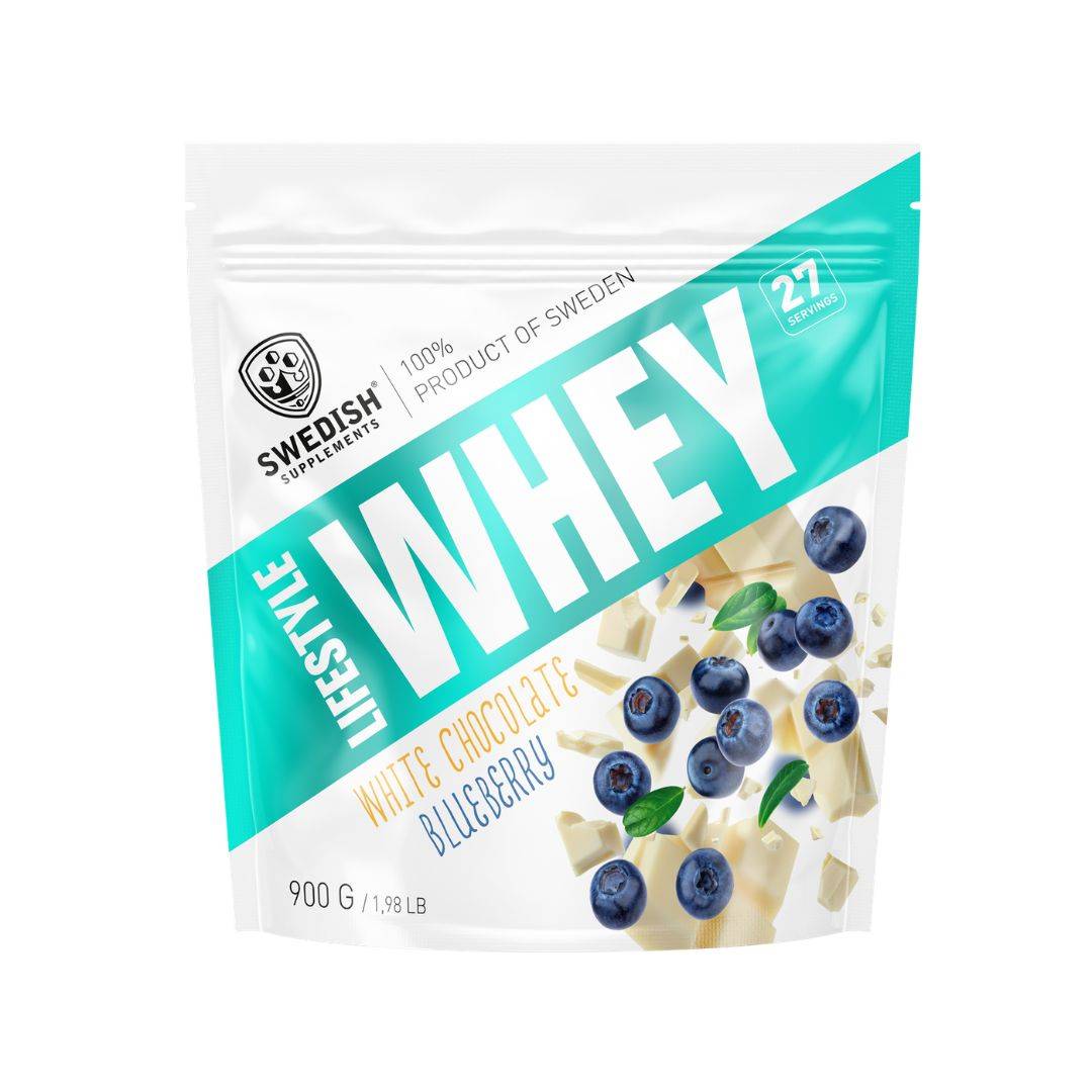 Lifestyle Whey Protein - White Chocolate Blueberry, 900g