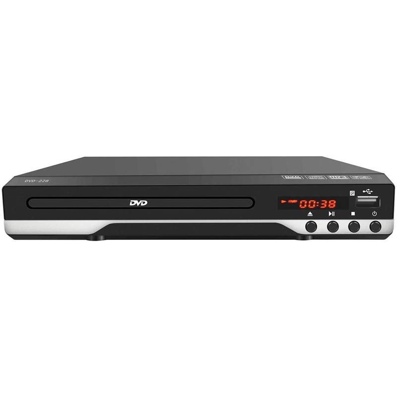Bärbar dvd-spelare för tv-hemstöd usb-port kompakt multi-region dvd / svcd / cd-spelare med fjärrkontroll