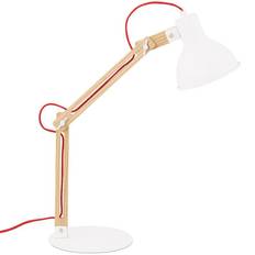 Bot bordlampe i træ og metal