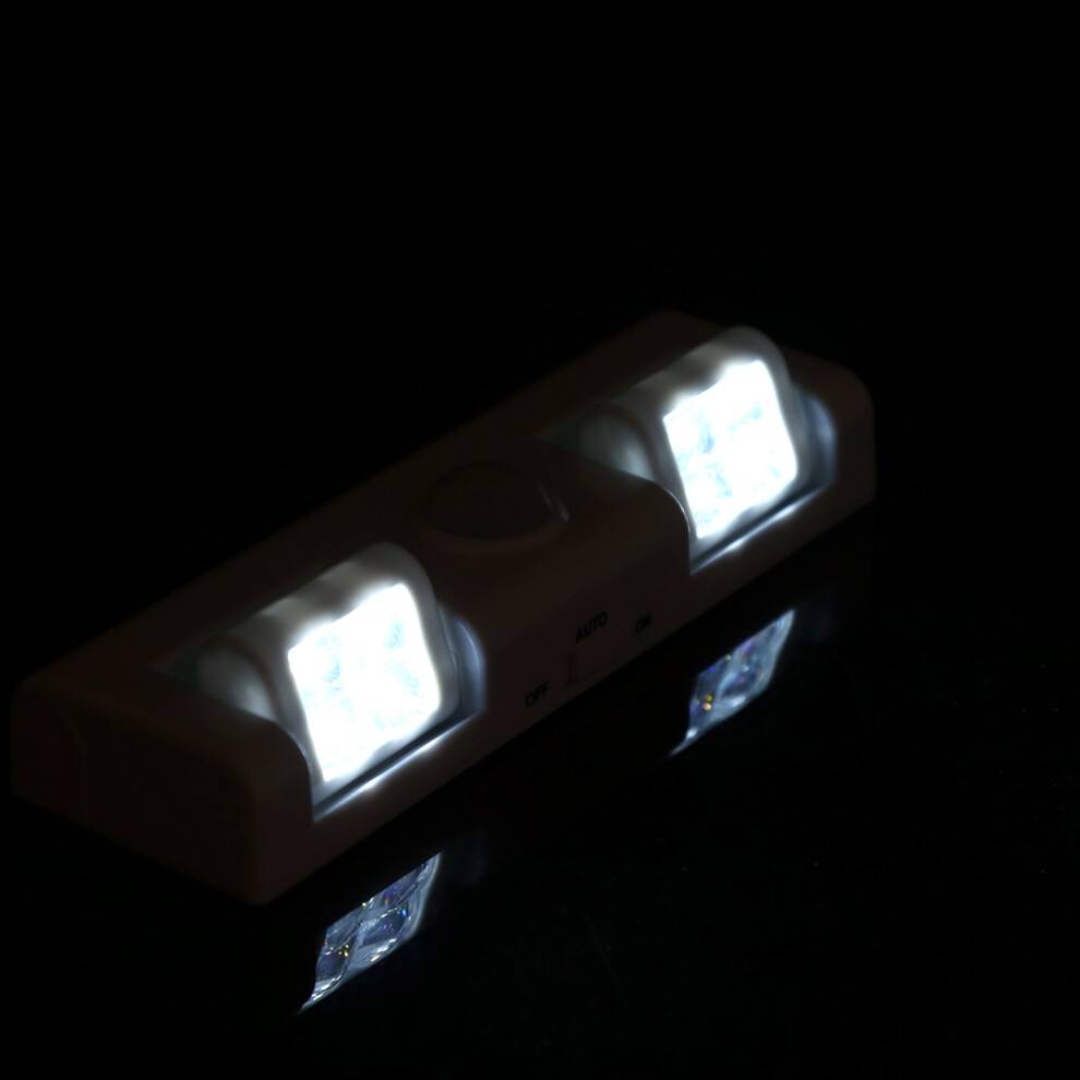 8LED rörelseaktiverad sladdlös sensorlampa för väggskåp, skåp, garderob